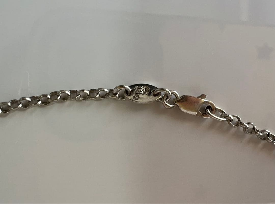 小*鹿様 クロムハーツ ネックレス ピンクサファイア 18K wg ベビーファッ