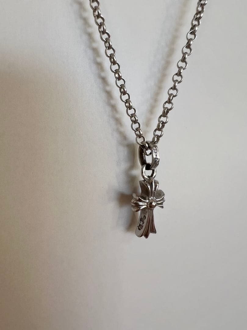 小*鹿様 クロムハーツ ネックレス ピンクサファイア 18K wg ベビーファッ