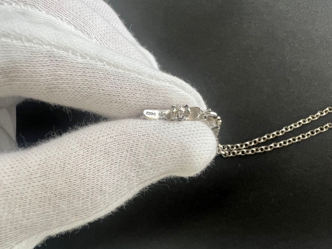 小*鹿様 クロムハーツ ネックレス ピンクサファイア 18K wg ベビーファッ