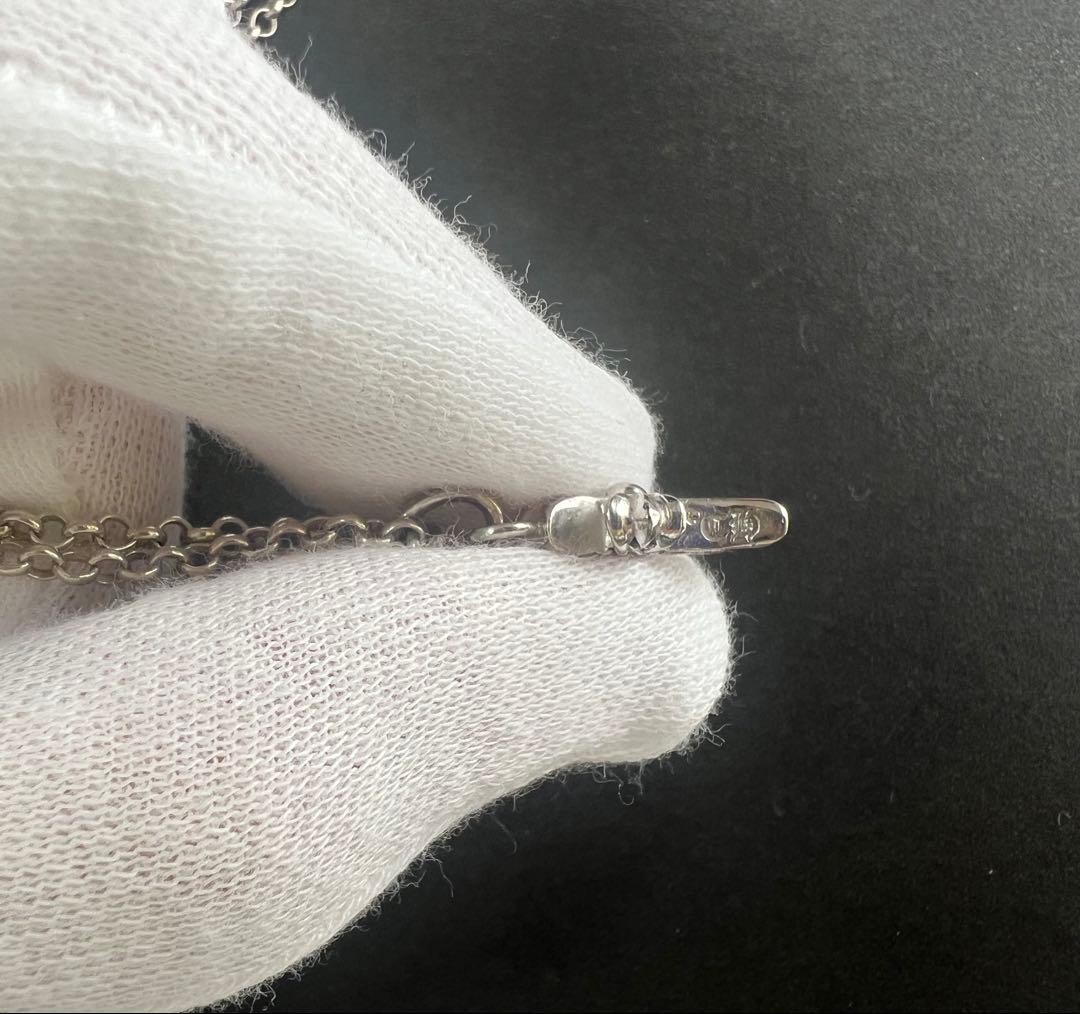 小*鹿様 クロムハーツ ネックレス ピンクサファイア 18K wg ベビーファッ