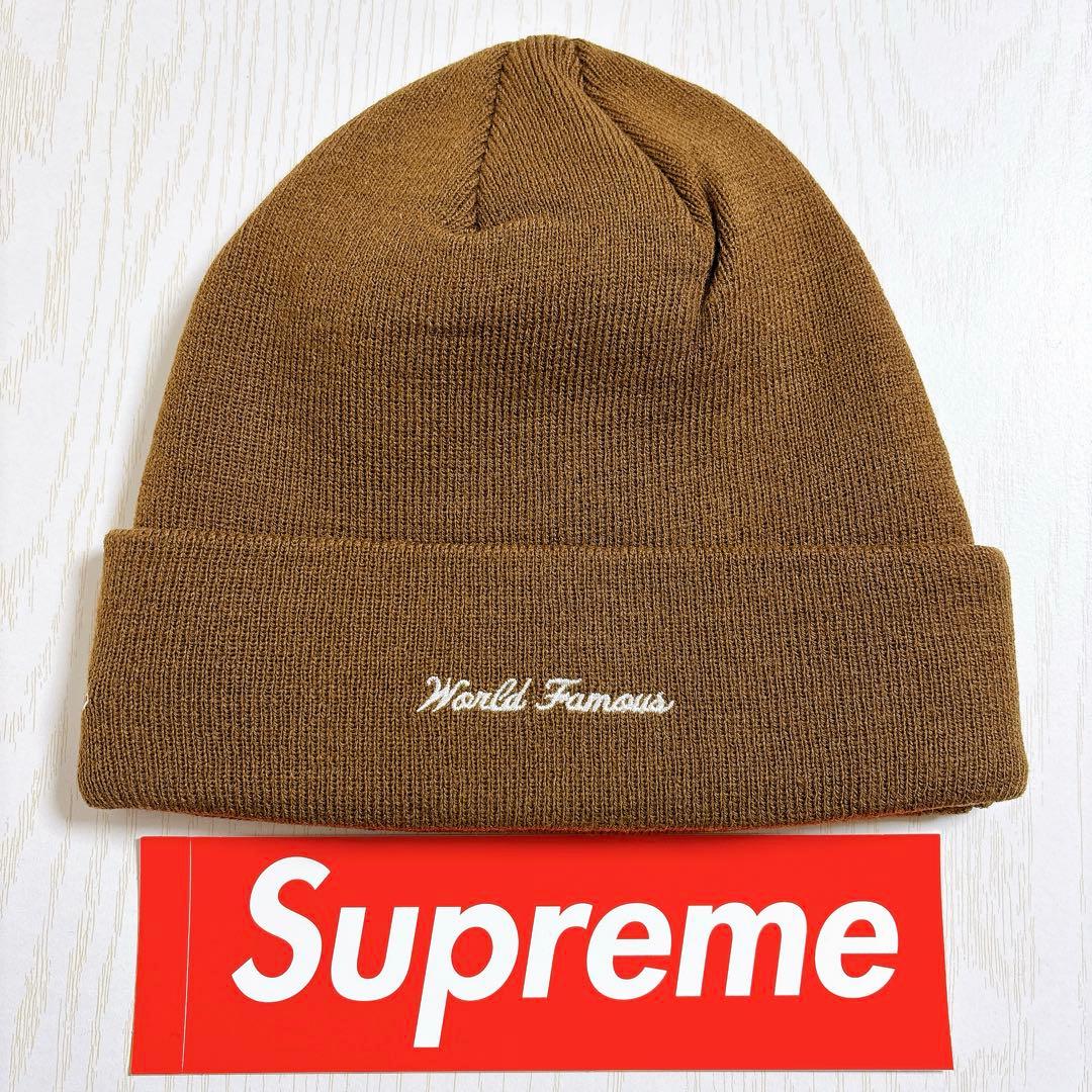 Supreme NEW ERA ビーニー　BOXロゴ　バンダナ　ブラウン　茶色