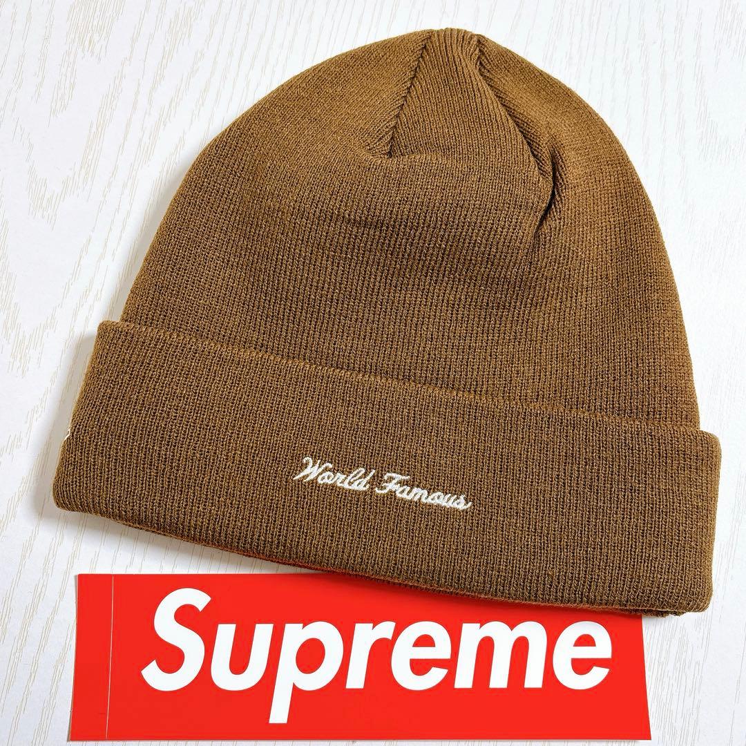 Supreme NEW ERA ビーニー　BOXロゴ　バンダナ　ブラウン　茶色