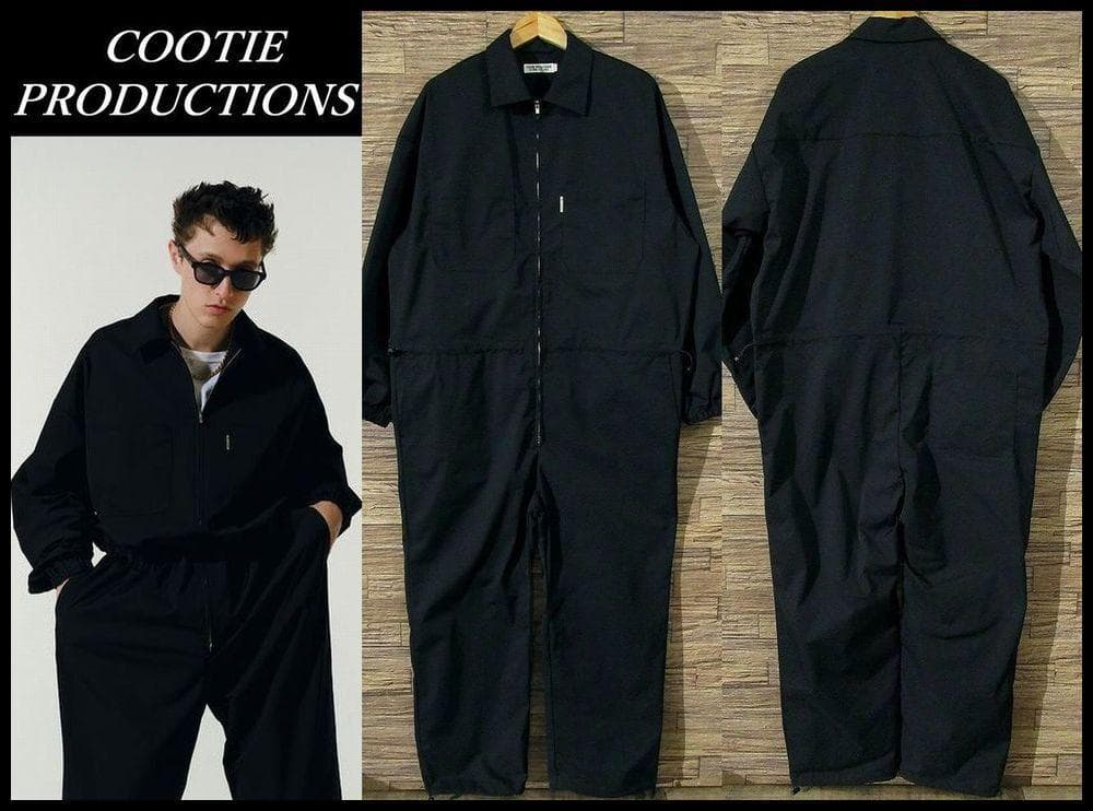 専用　未使用 23AW クーティー ジャンプスーツ オールインワン ツナギ 黒