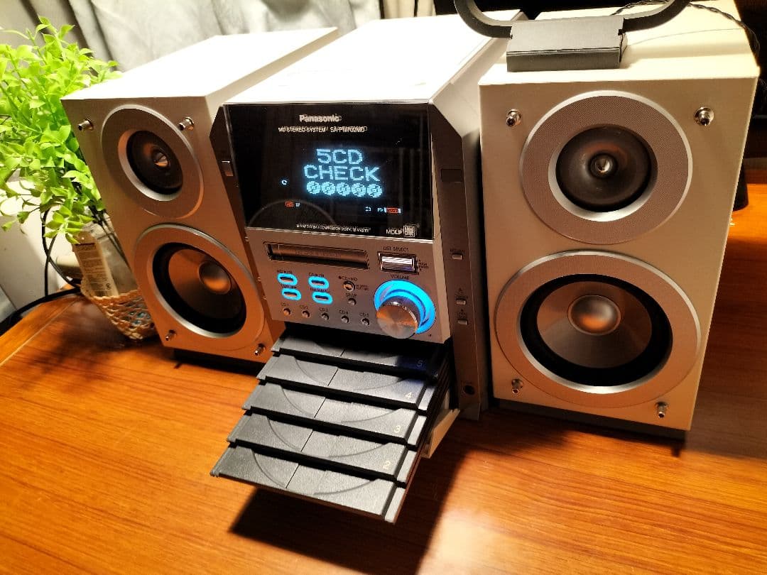 Panasonic ミニコンポSA-PM700MD リモコン　取扱い説明書付き