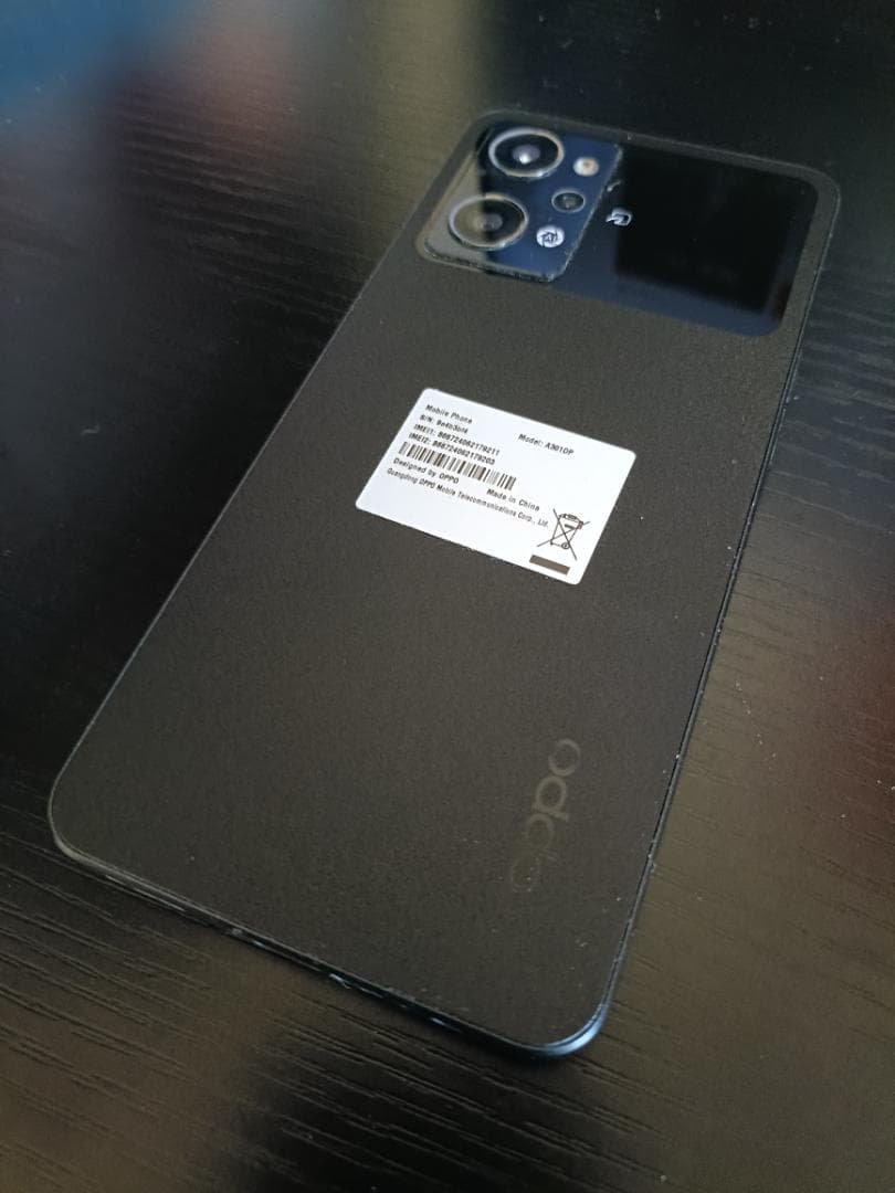 Oppo Reno9A ブラック