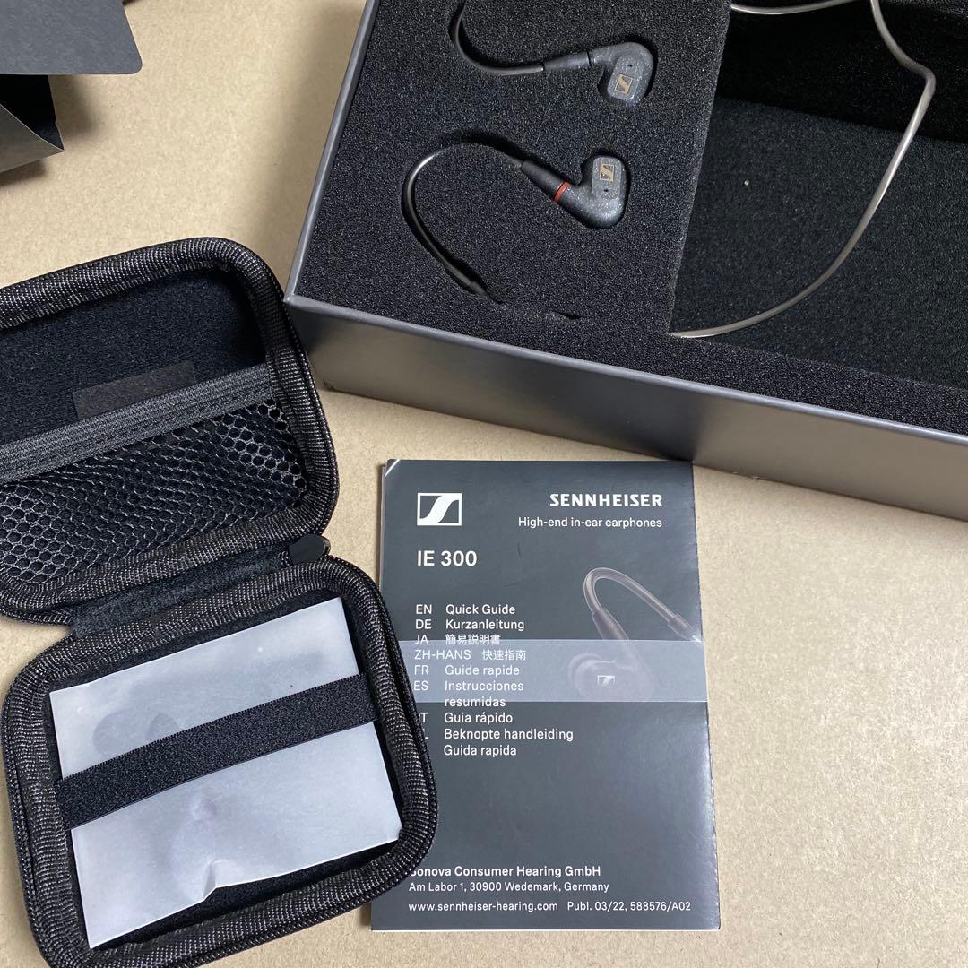 ゼンハイザー Sennheiser イヤホン 有線 IE 300 ブラック