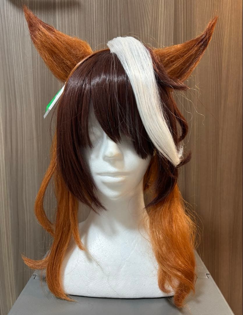 ウマ娘　シンボリルドルフ　コスプレ　ウィッグ　尻尾