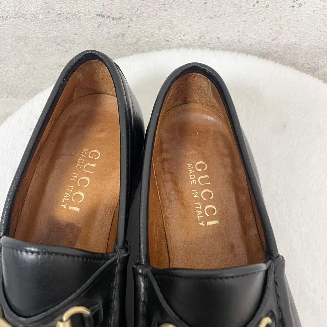 GUCCI グッチ　ローファー　革靴　ホースビット　ビジネスシューズ
