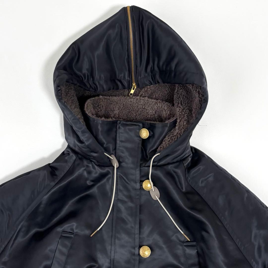 ETRE TOKYO エトレトウキョウ ミリタリーボアコート M 矢野未希子