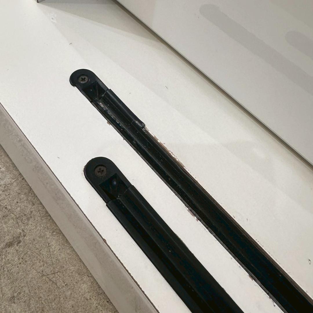 iΦ KEYUCA 食器棚 キッチンボード ホワイト 幅132 高さ200