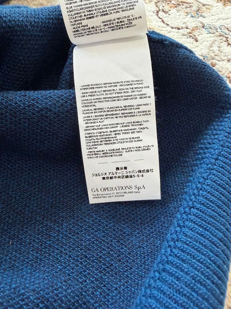 sinqsエンポリオアルマーニ ニットセーター メンズ XL