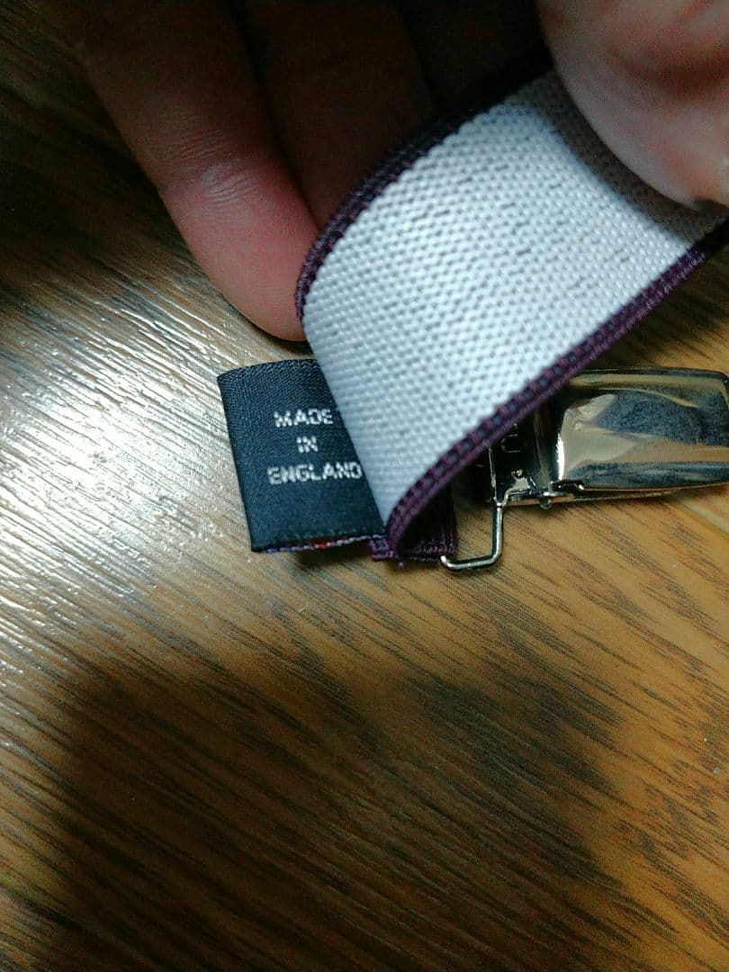 イギリス製　 THURSTON サスペンダー