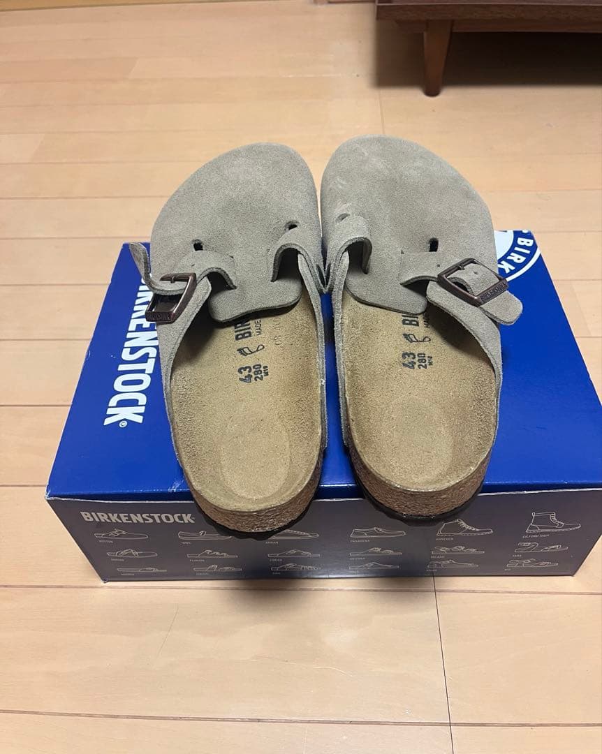靴 BIRKENSTOCK Boston Taupe