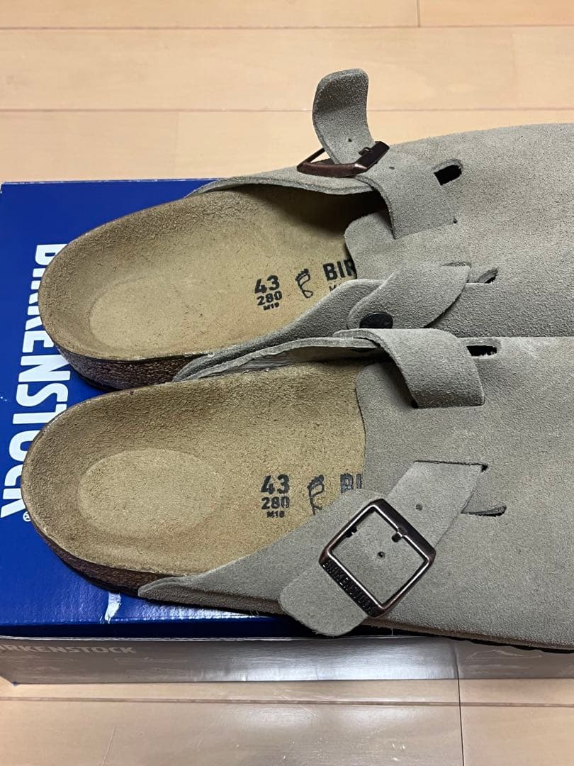 靴 BIRKENSTOCK Boston Taupe