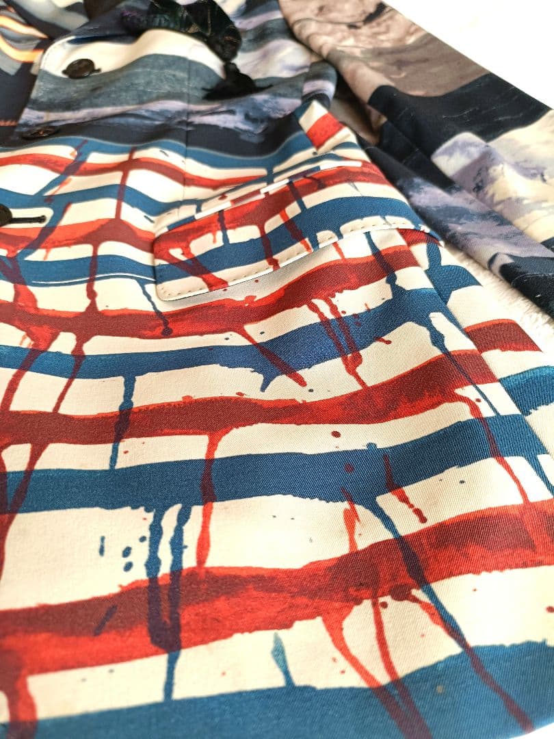 ジャンポール・ゴルチエ アートプリント テーラードジャケット