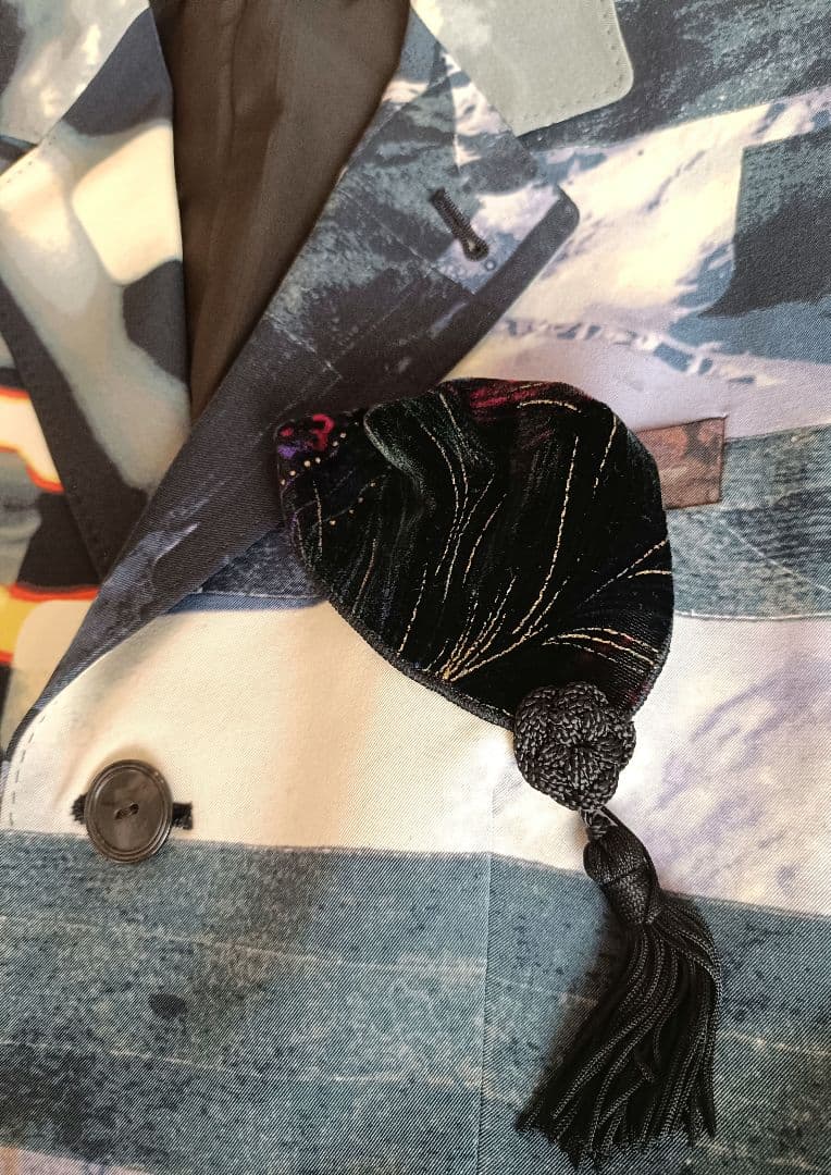 ジャンポール・ゴルチエ アートプリント テーラードジャケット