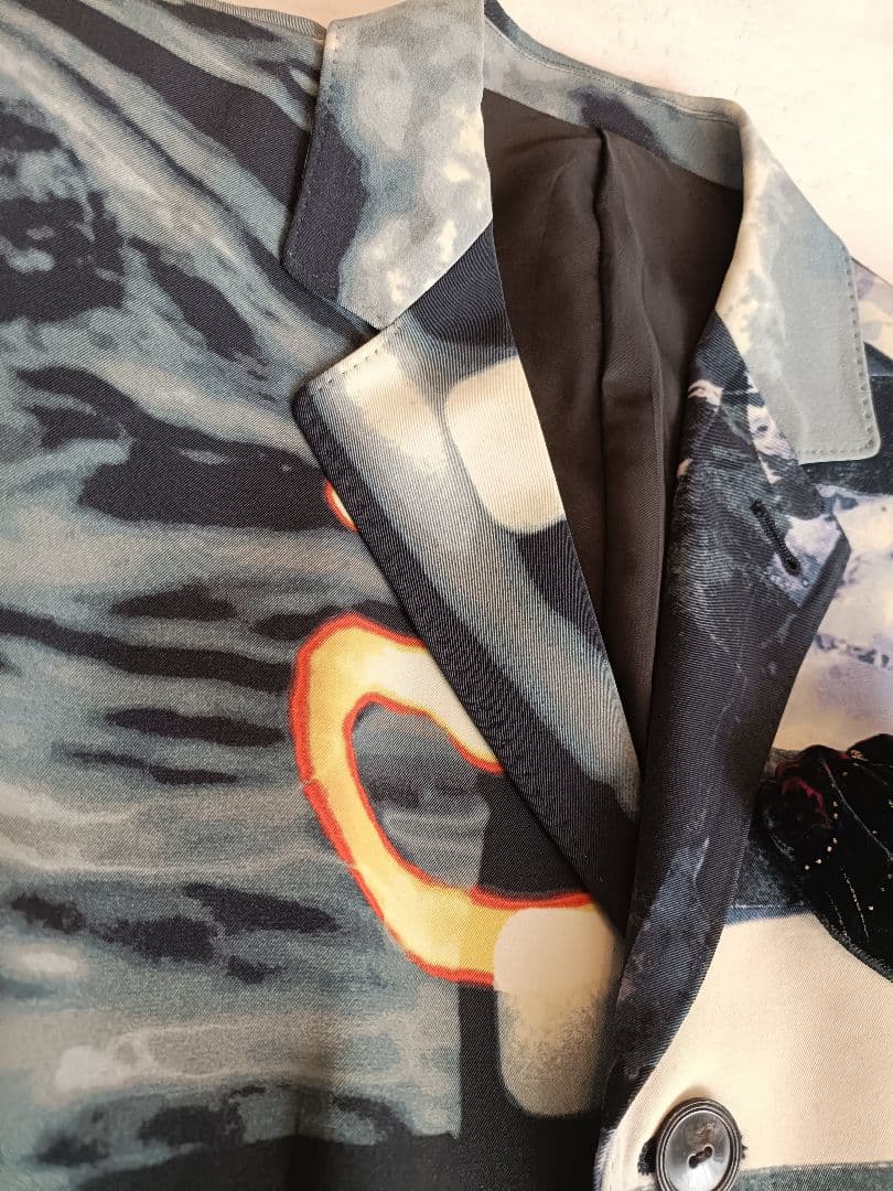 ジャンポール・ゴルチエ アートプリント テーラードジャケット