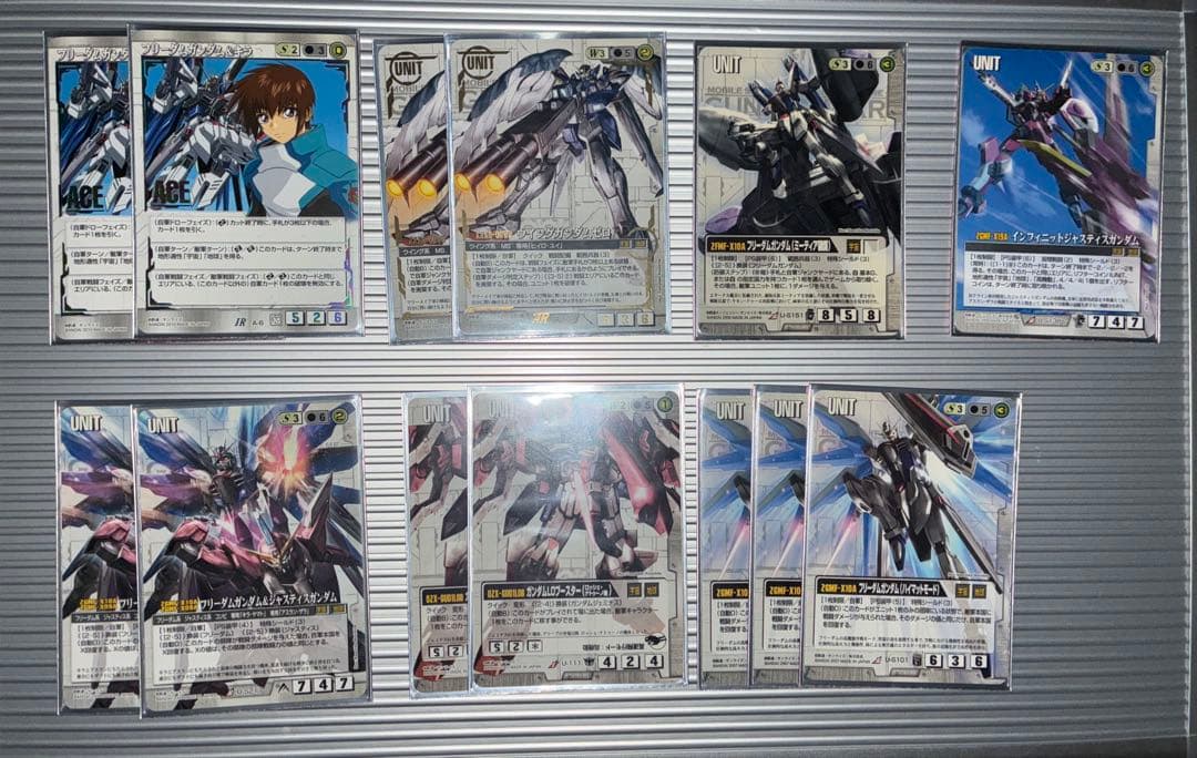 ガンダムウォー 白重　フリーダムデッキ　引退出品