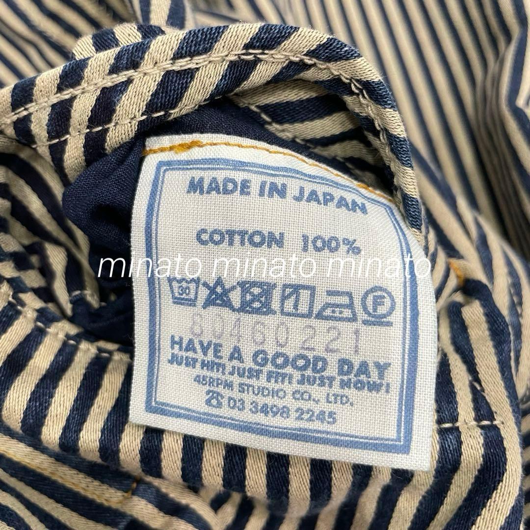 未使用 45R おこめサテンの908オンザビーチショートパンツ ヒッコリー濃 2