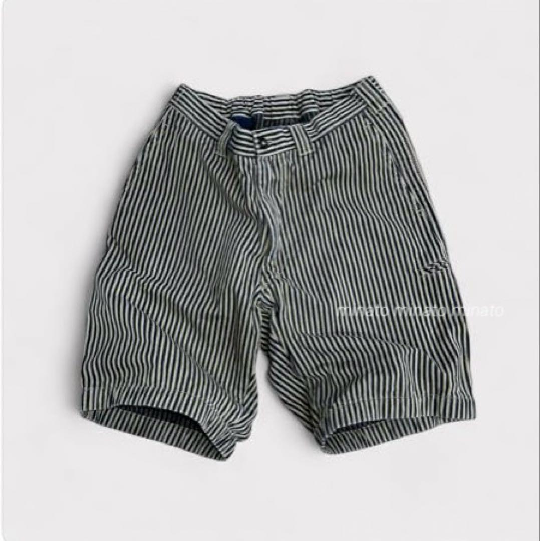 未使用 45R おこめサテンの908オンザビーチショートパンツ ヒッコリー濃 2