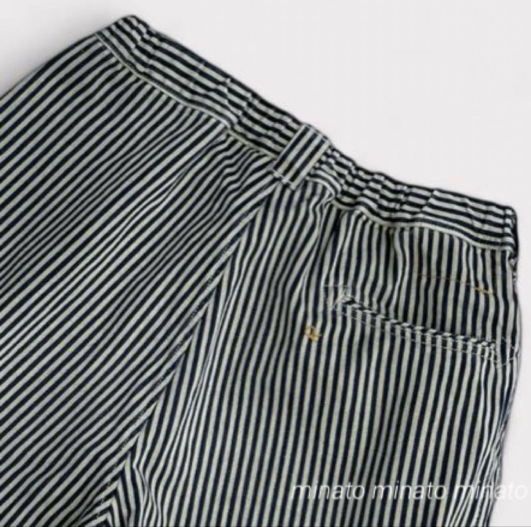 未使用 45R おこめサテンの908オンザビーチショートパンツ ヒッコリー濃 2