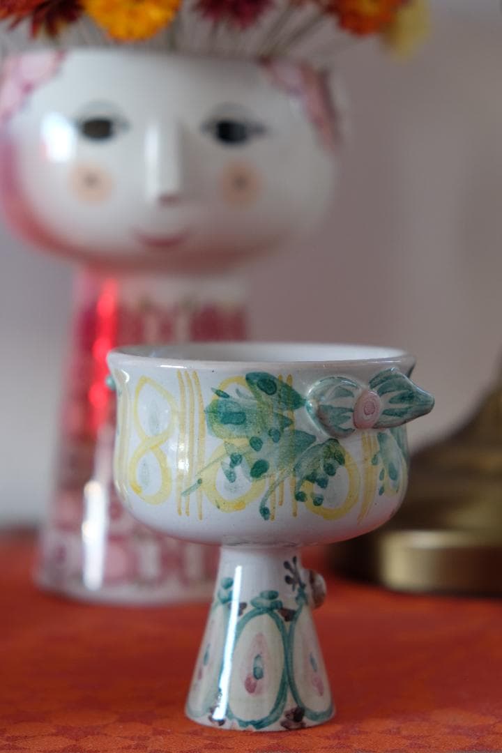 北欧ヴィンテージ ビヨン・ヴィンブラッド 花瓶 プランター プレート 皿 作家物