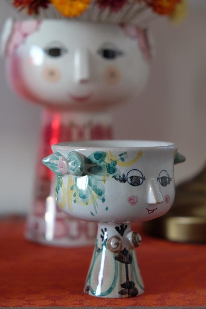 北欧ヴィンテージ ビヨン・ヴィンブラッド 花瓶 プランター プレート 皿 作家物