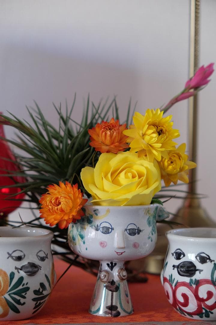 北欧ヴィンテージ ビヨン・ヴィンブラッド 花瓶 プランター プレート 皿 作家物