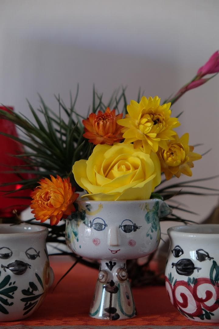 北欧ヴィンテージ ビヨン・ヴィンブラッド 花瓶 プランター プレート 皿 作家物