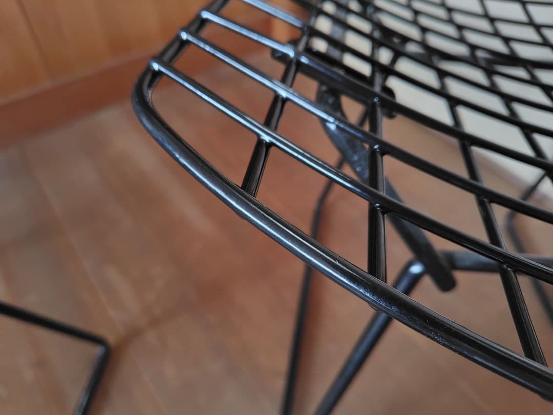 【ヴィンテージ】ハリーベルトイヤ　ワイヤーチェア　２脚