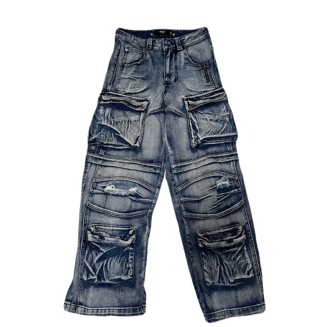 カーゴダメージデニム Jaded London