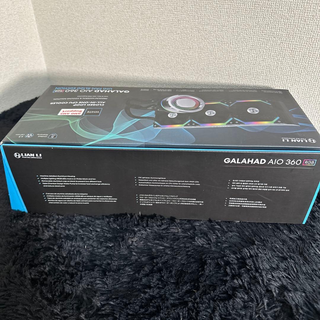 LIAN LI CPUクーラー GALAHAD AIO 360 RGB ホワイト