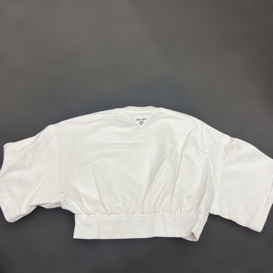 PRADA 半袖Tシャツ ホワイト XS クリーニング済