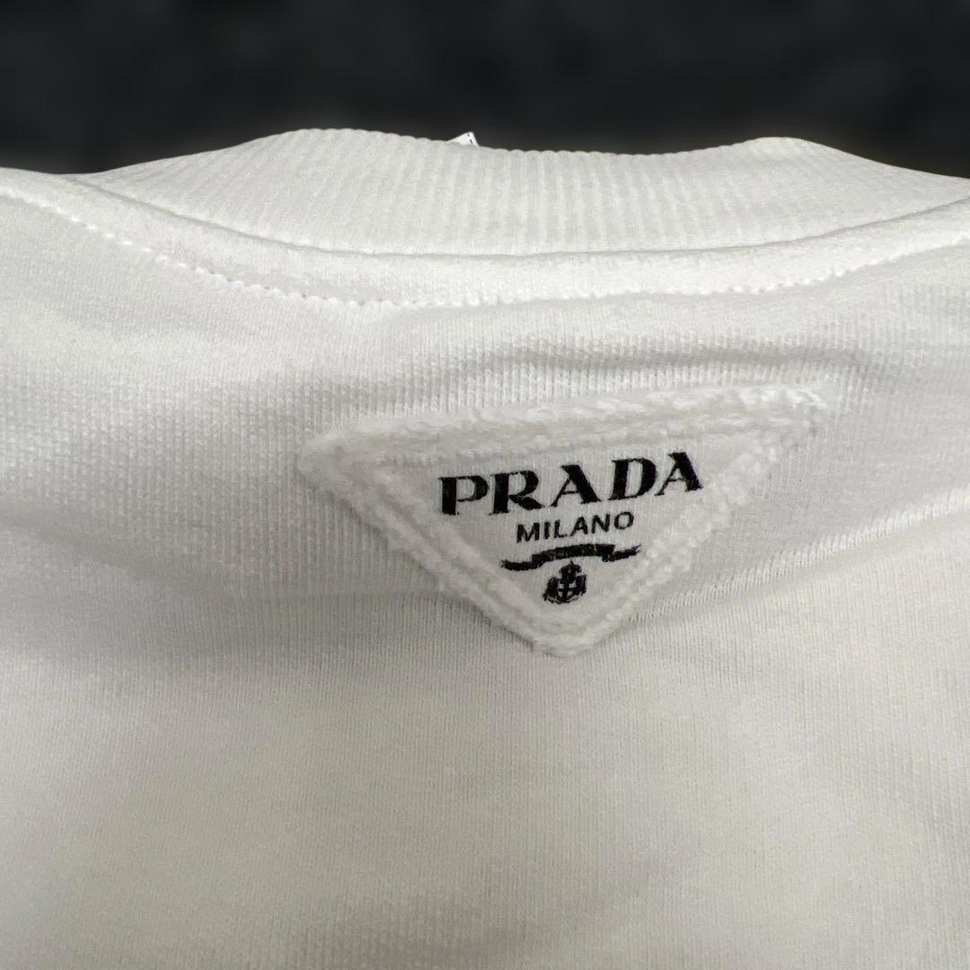 PRADA 半袖Tシャツ ホワイト XS クリーニング済