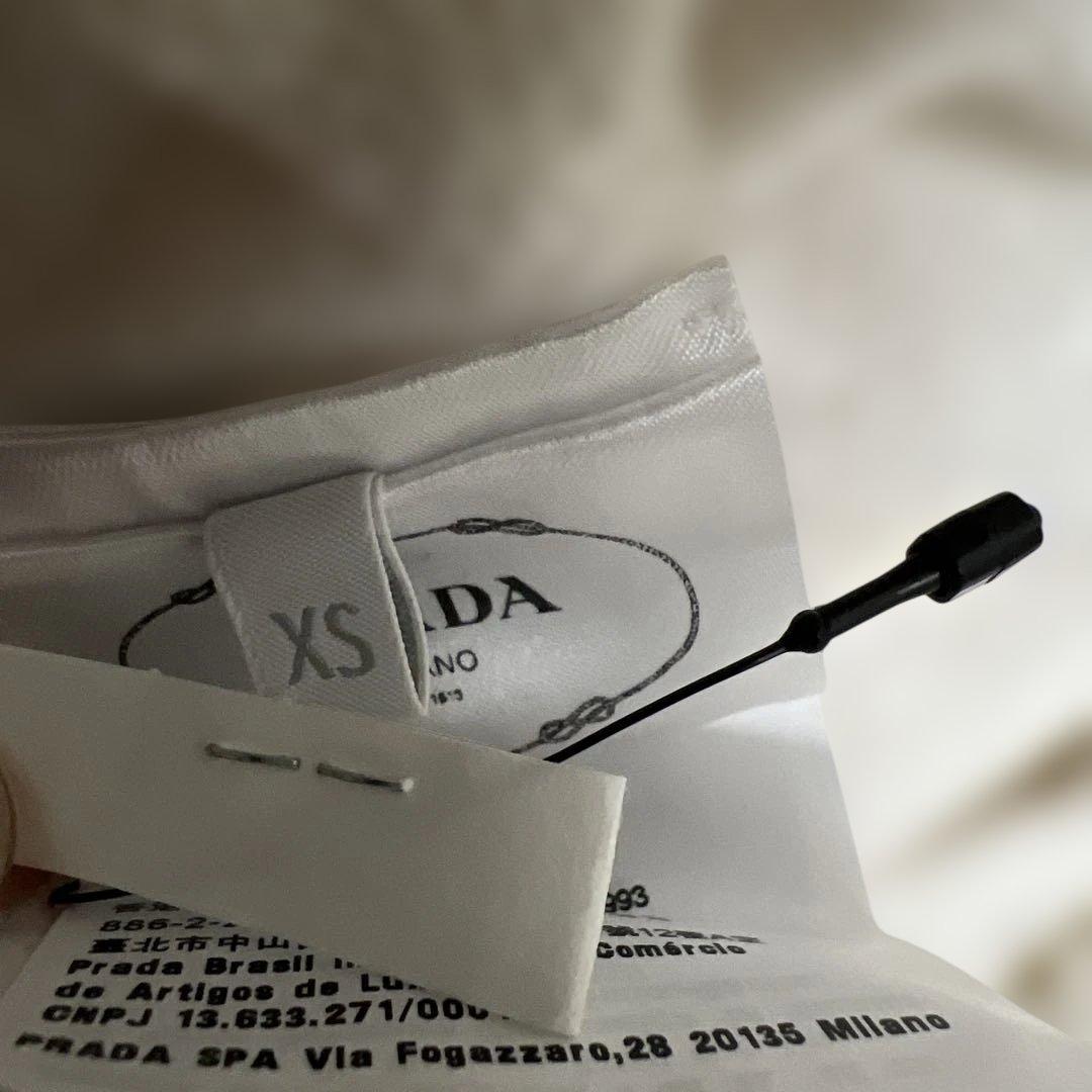 PRADA 半袖Tシャツ ホワイト XS クリーニング済