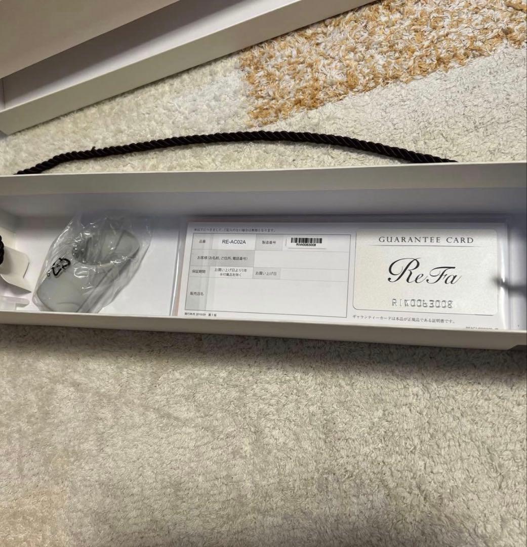 ReFa ストレートヘアアイロン ホワイト・シルバー