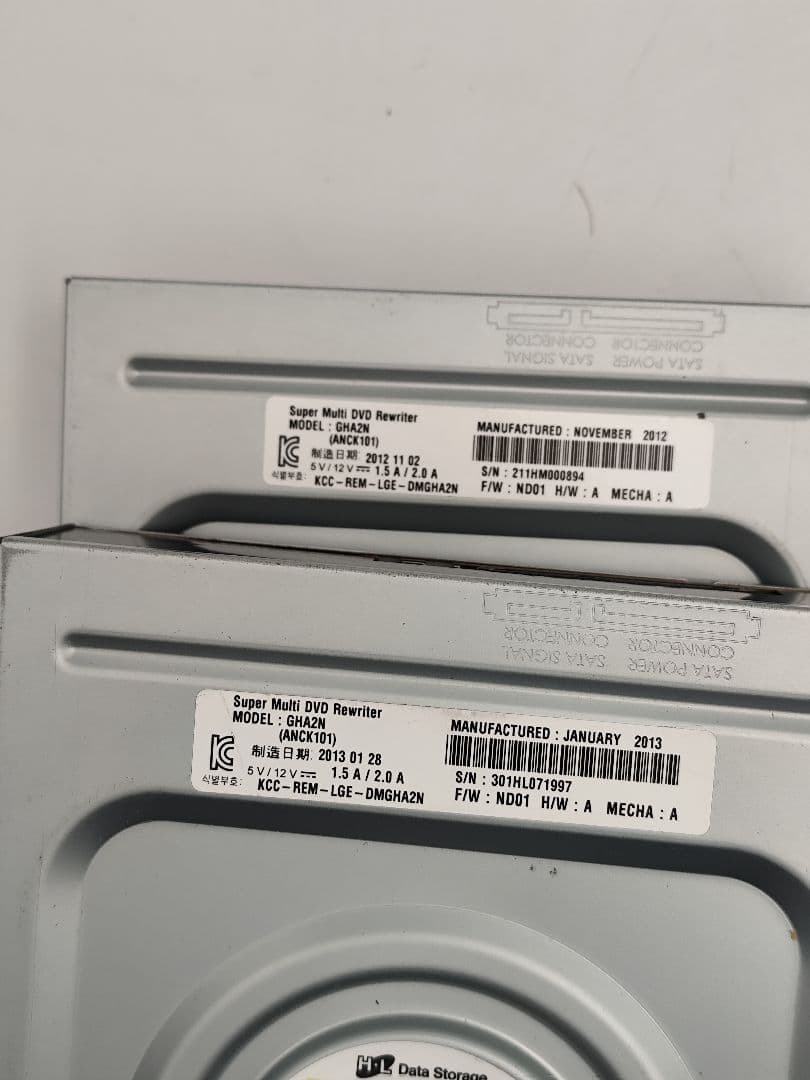 日立LG SATA接続 内蔵型 DVDスーパーマルチ9個