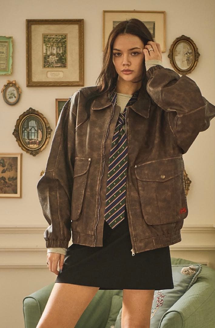 BITTERCELLS Star Leather Jacket レザージャケット