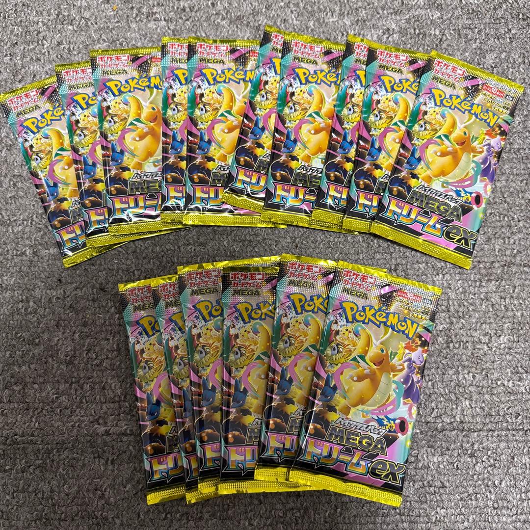 ポケモンカードパック megaドリームex 16パックセット
