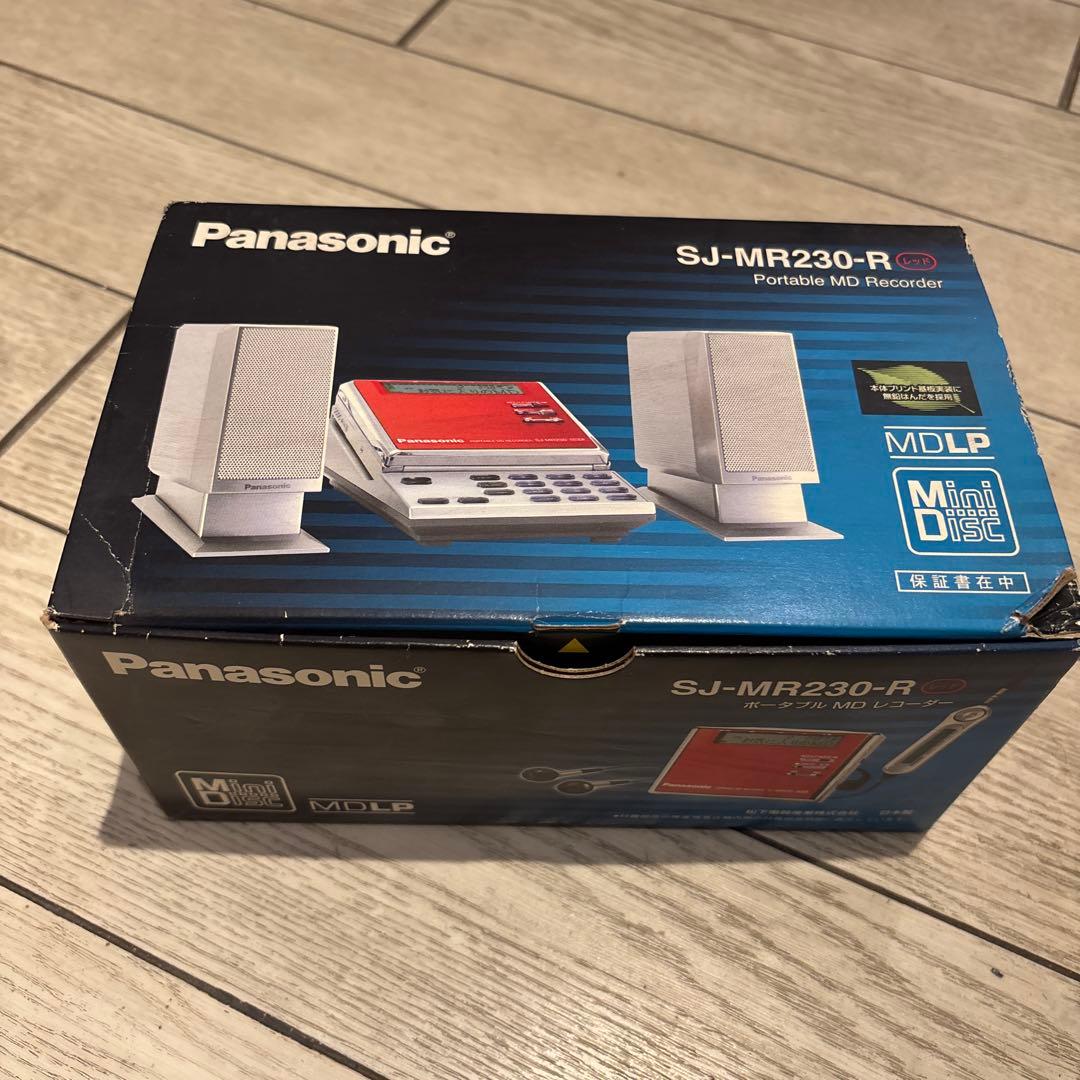 Panasonic ポータブルMDレコーダー SJ-MR230-R