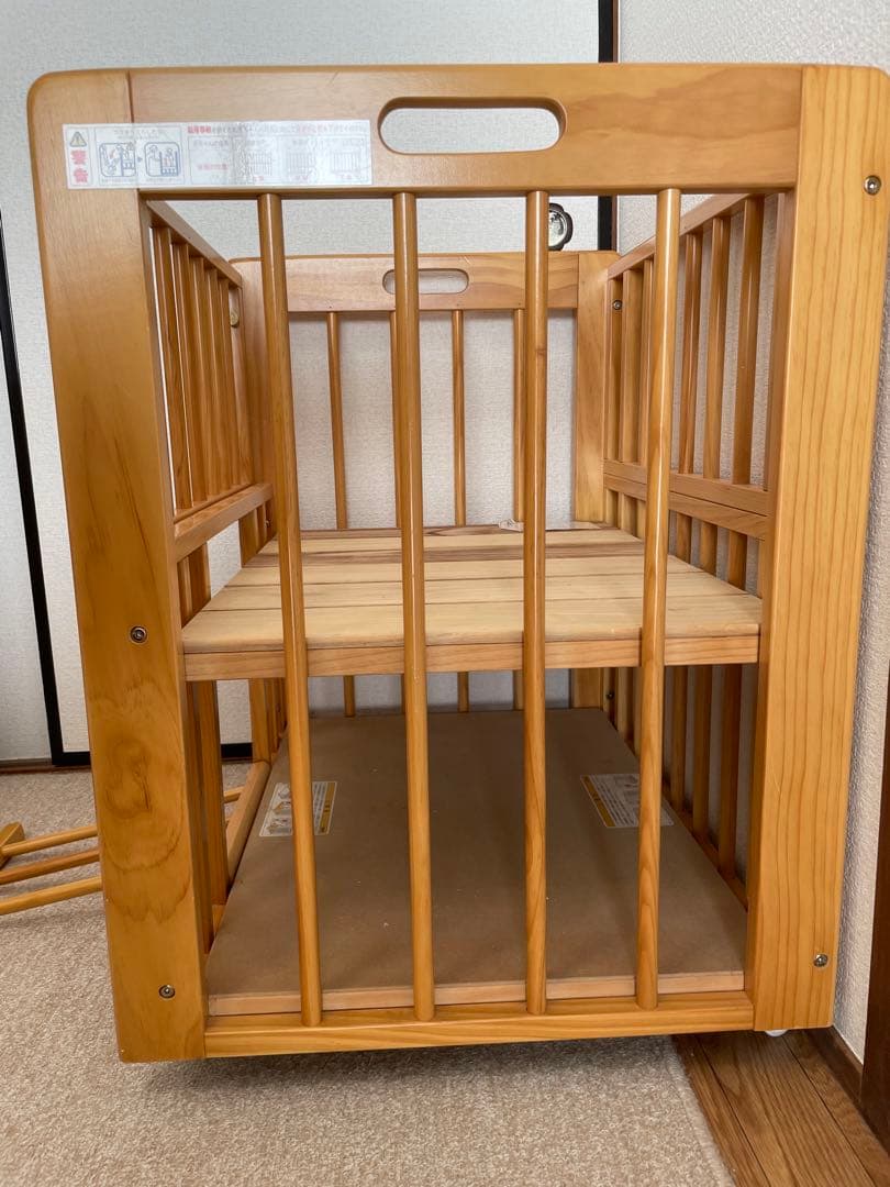 カトージ ミニミニベビーベッドⅡ （ナチュラル）