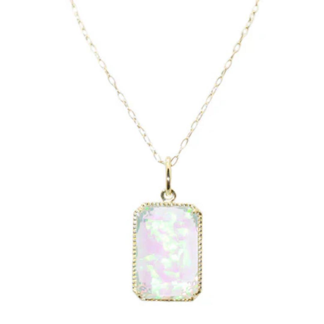 クレサンベール　ウォーターオパール　ネックレス