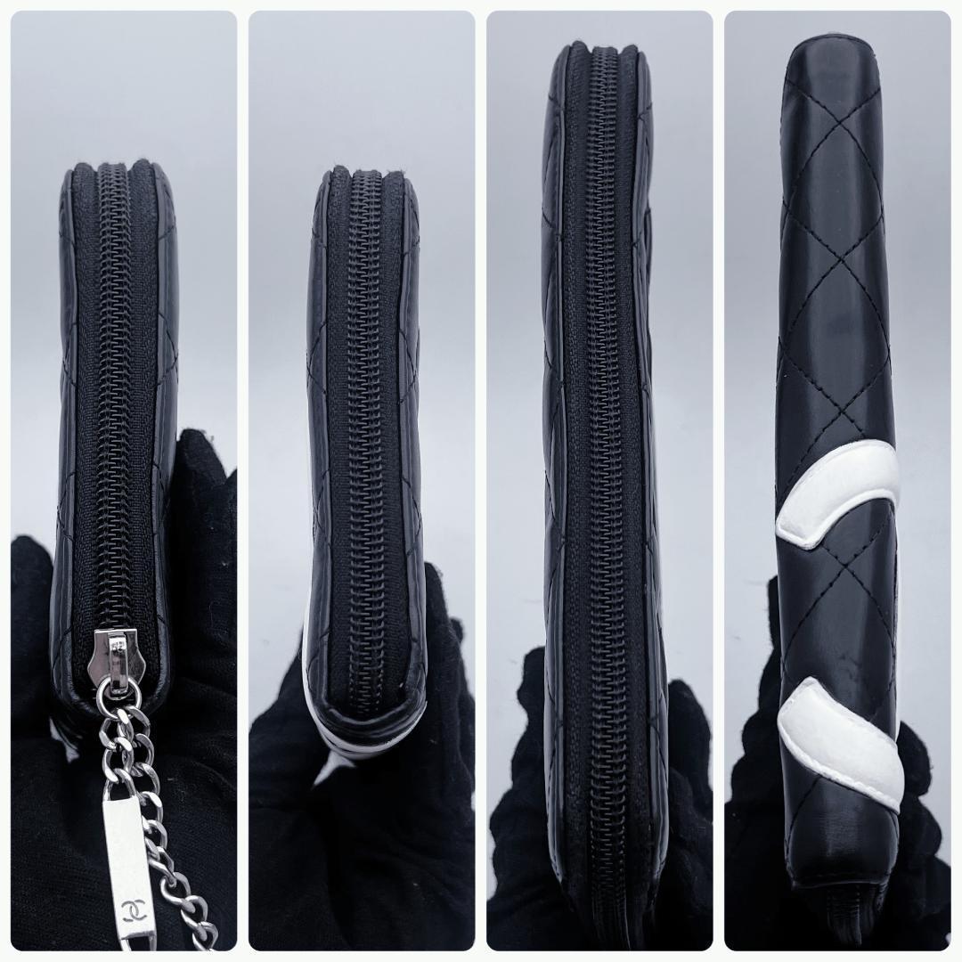 開運財布！新品未使用 シャネル カンボン オーガナイザー財布 正規保証2811