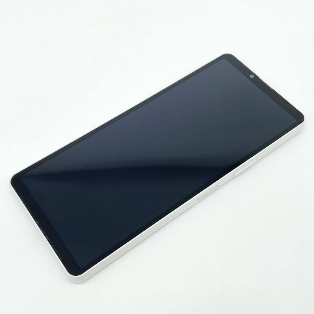 即配【美品】SIMフリー Xperia 10 V 128GB ホワイト 送料無料