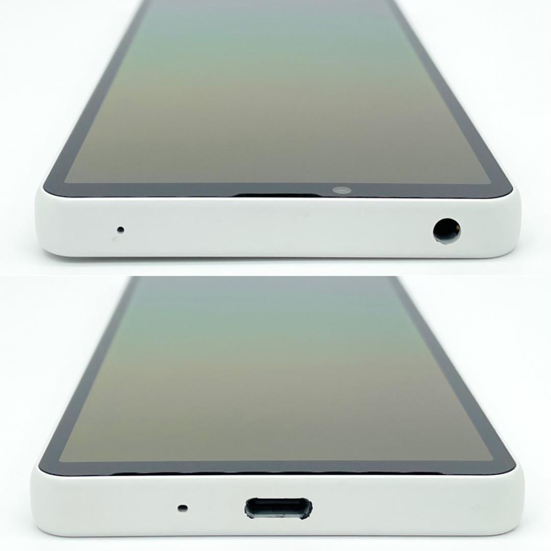 即配【美品】SIMフリー Xperia 10 V 128GB ホワイト 送料無料