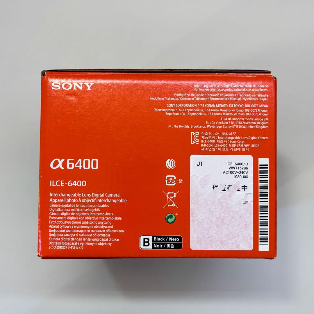 SONY α6400 ILCE-6400M(B)