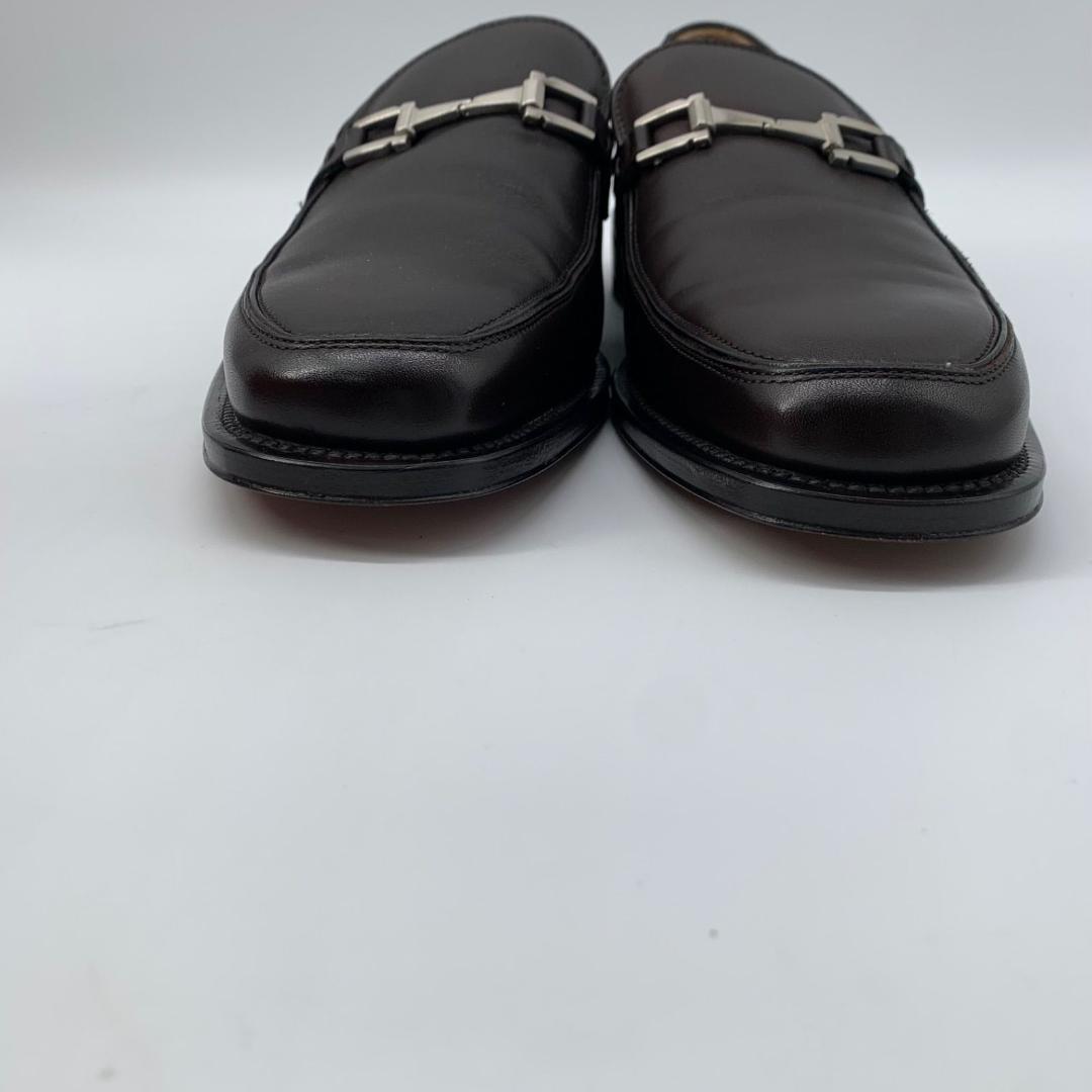 未使用級✨サルヴァトレーフェラガモ シューズ シルバー金具 26.5cm