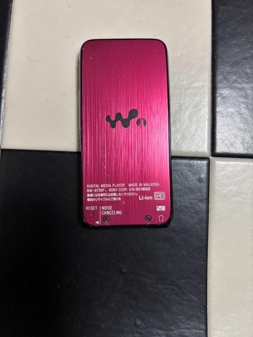 ポータブルプレーヤー SONY NW-S739F