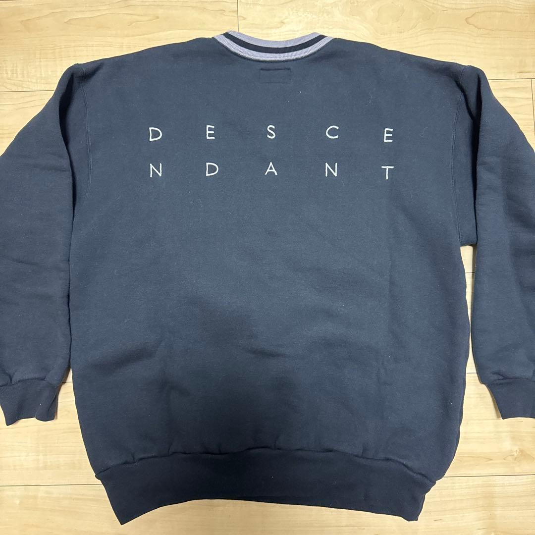 descendant クルーネックスウェット ブラック 2