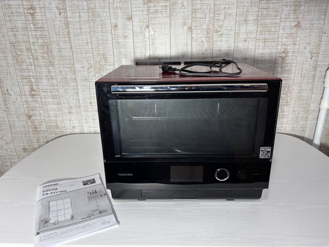 石窯オーブンTOSHIBA ER-PD7000(R) 赤